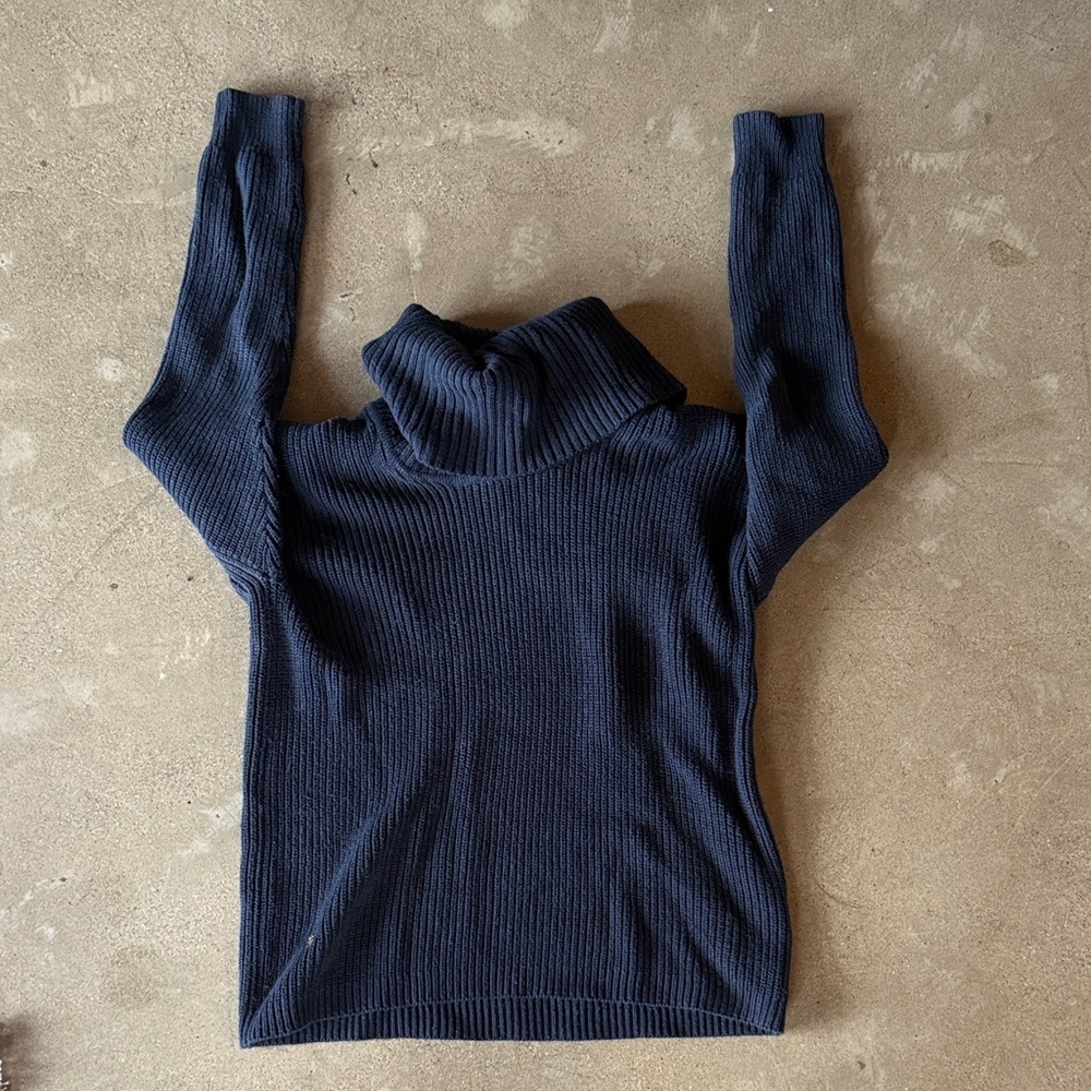 Ralph Lauren Deep Blue Cowl Neck Sweater